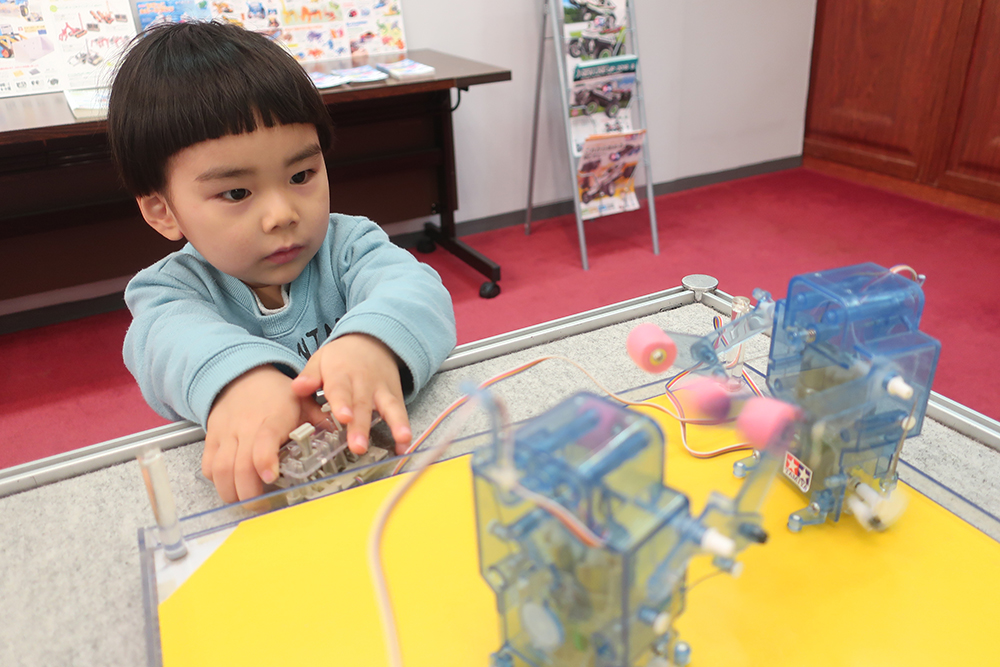 操縦体験コーナー