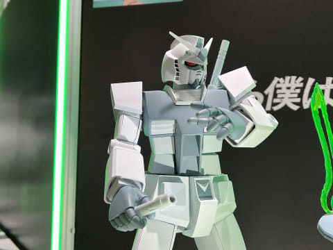 L ROBOT魂 (メタルロボット魂) ジークアクス +おまけ ジークアクス」終盤に登場した「ハイパー化ガンダム」ROBOT魂が出展