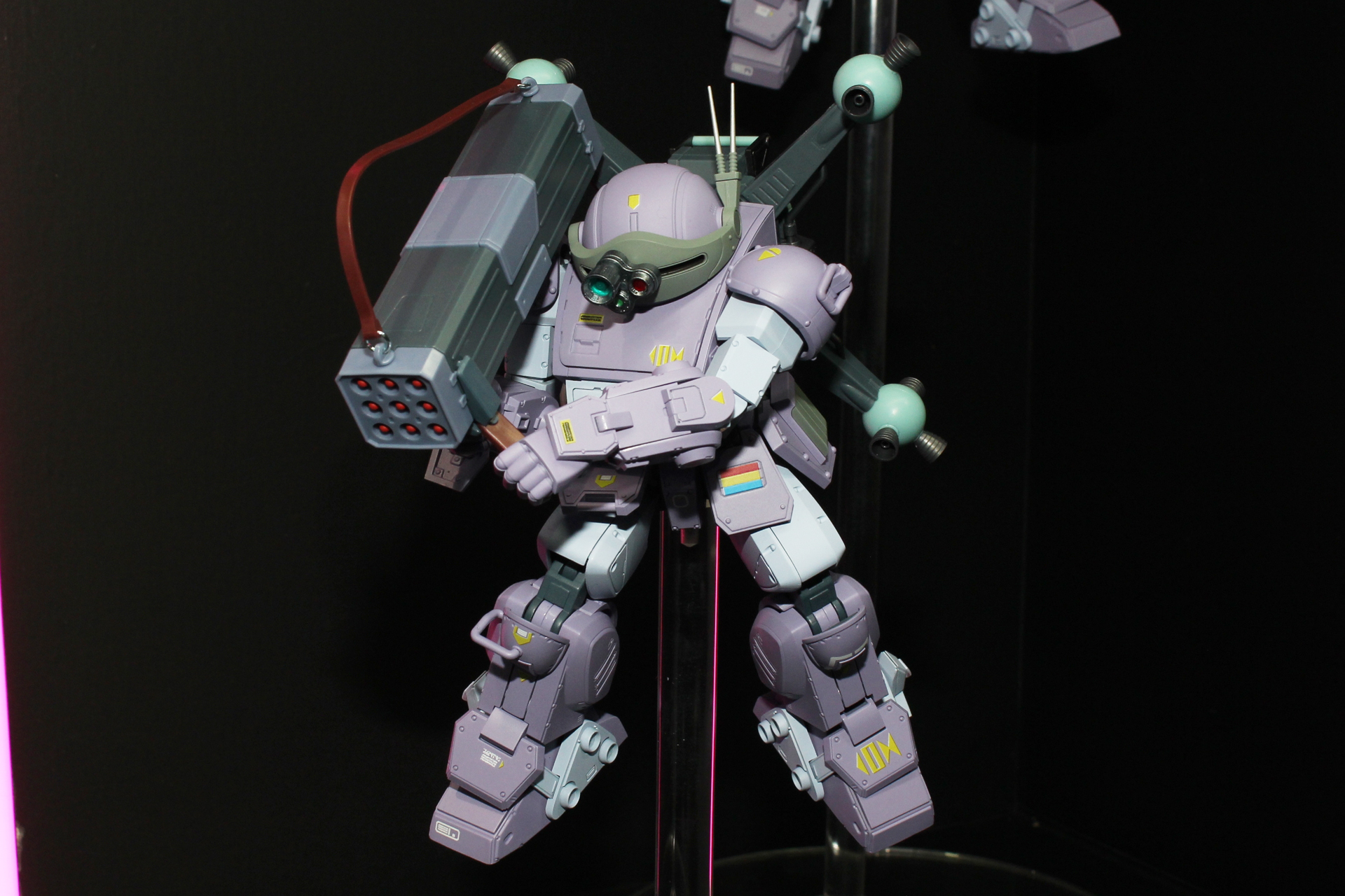 こちらは企画中のメルキア軍スコープドッグに武器を装備させたもの