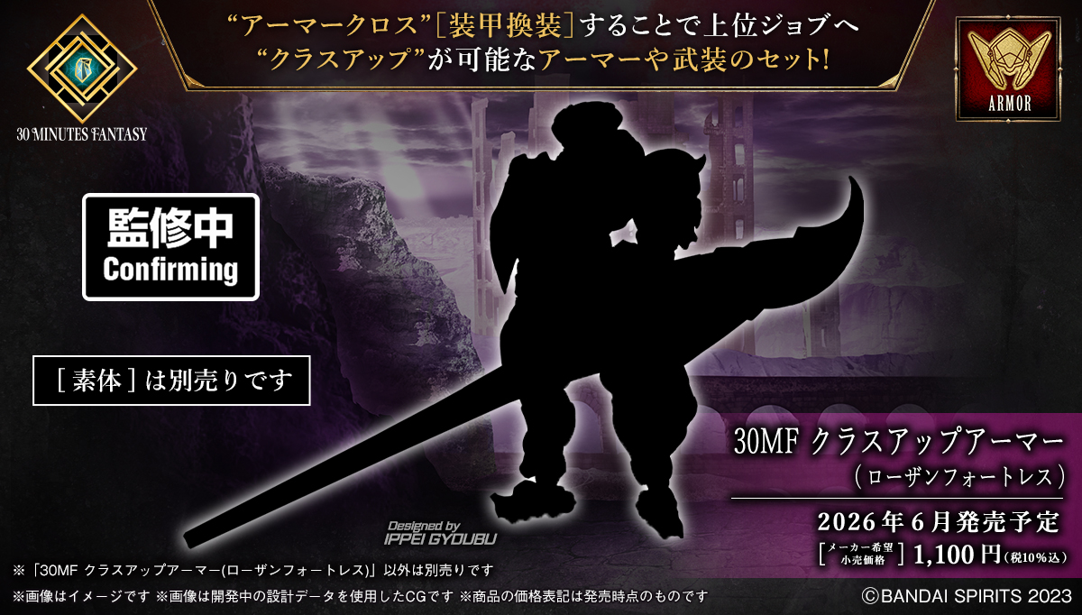 30MF クラスアップアーマー(ローザンフォートレス)