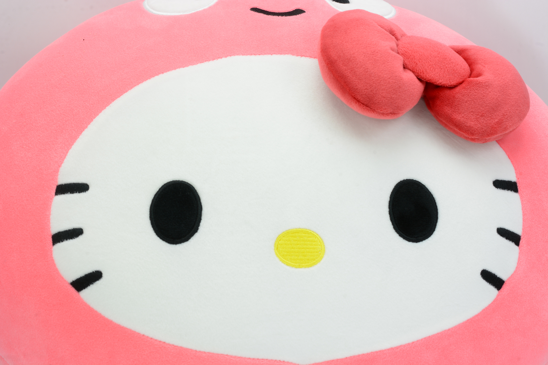 ハローキティのかわいらしい表情のアップ