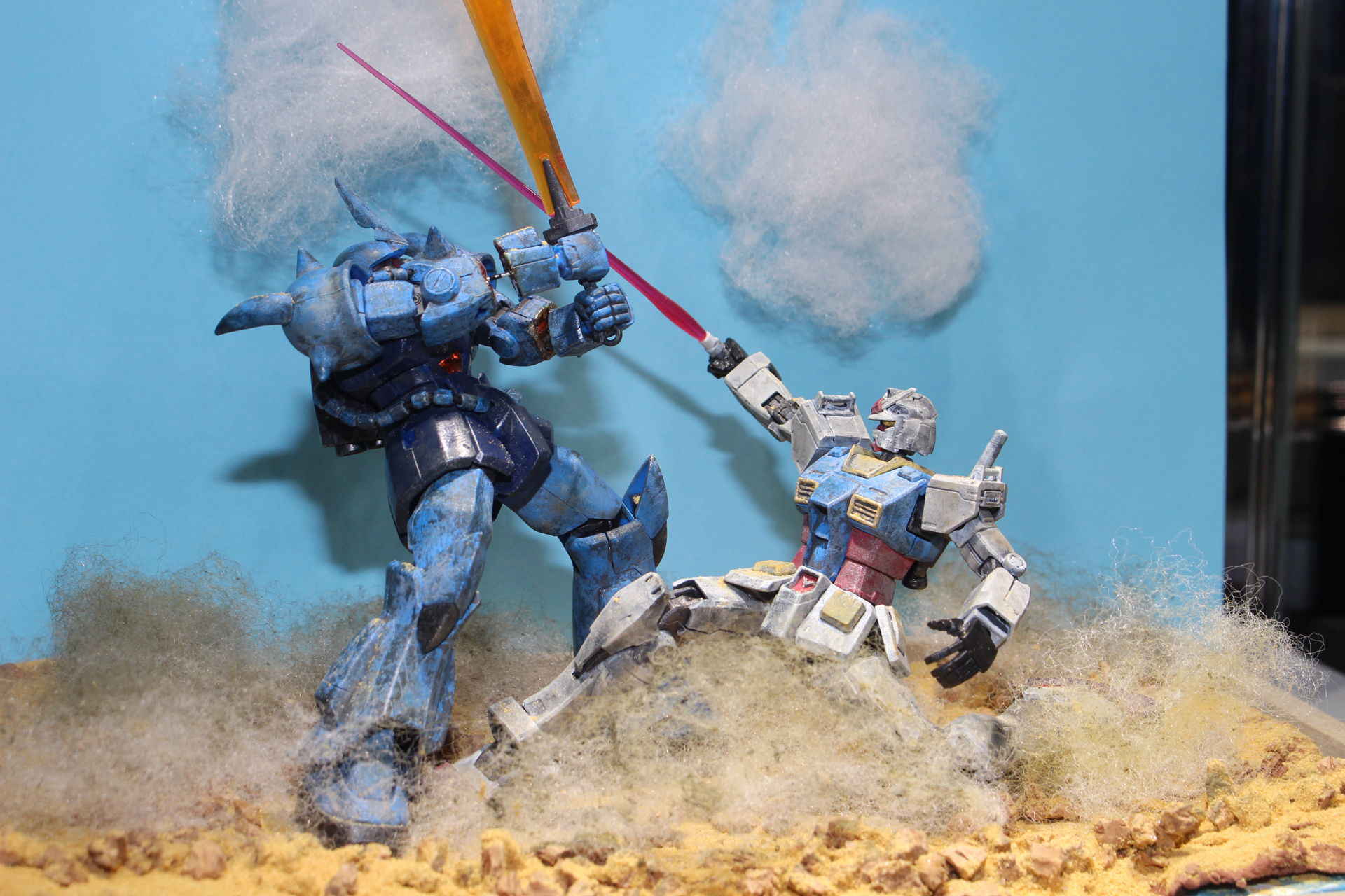 砂漠の死闘／イッキ／HGUC 1/144 RX-78-2 ガンダム（GUNDAM THE ORIGIN版）他