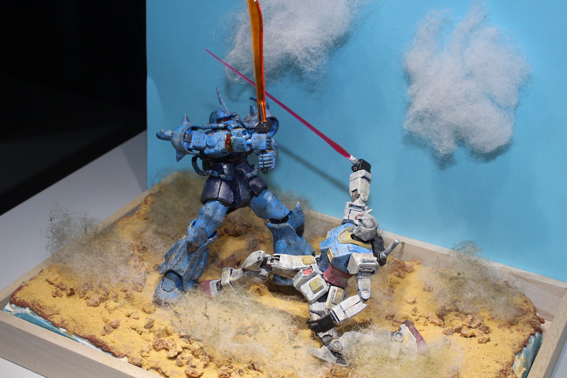 砂漠の死闘／イッキ／HGUC 1/144 RX-78-2 ガンダム（GUNDAM THE ORIGIN版）他