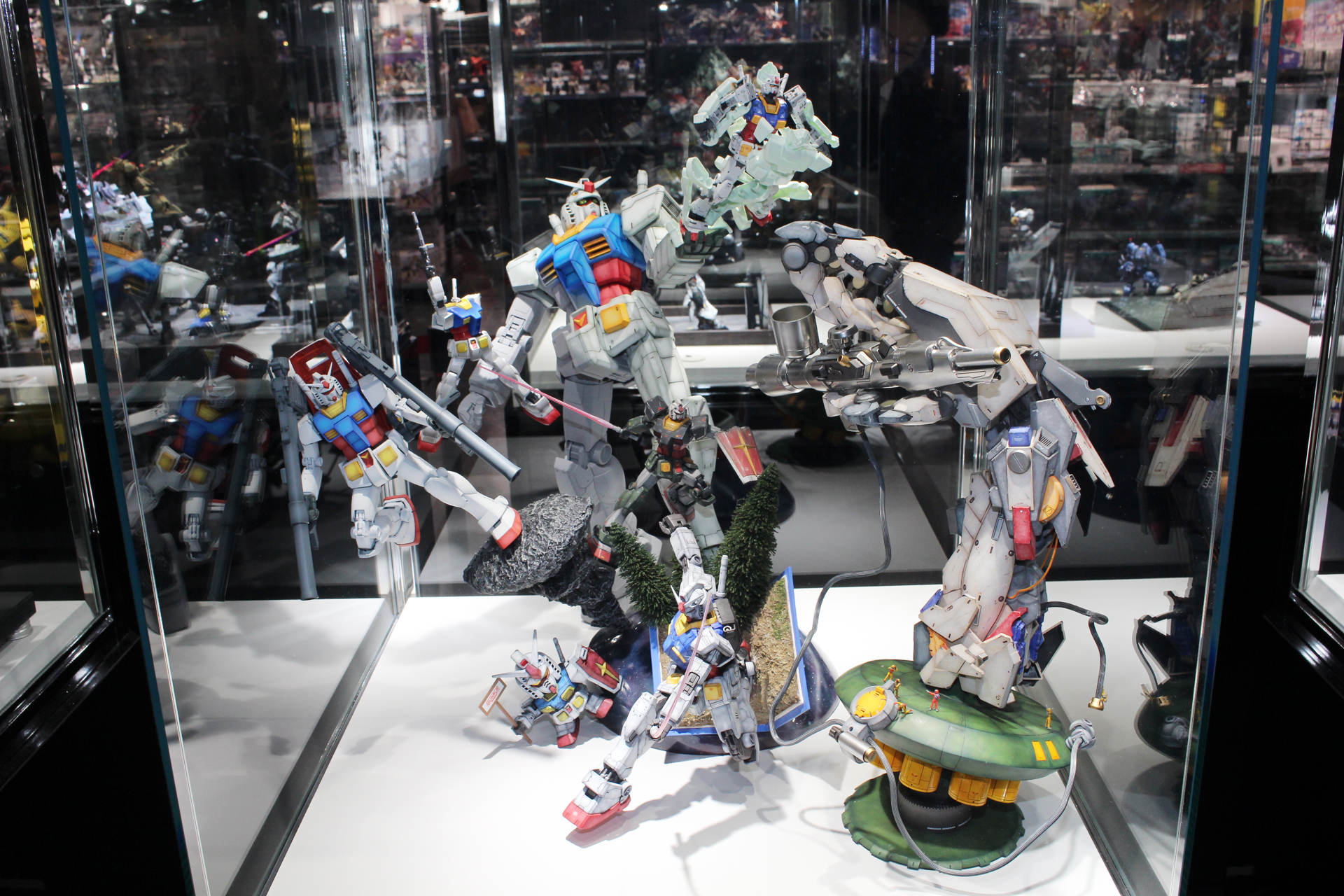 創造／ジン／1/48 メガサイズモデル ガンダム他
