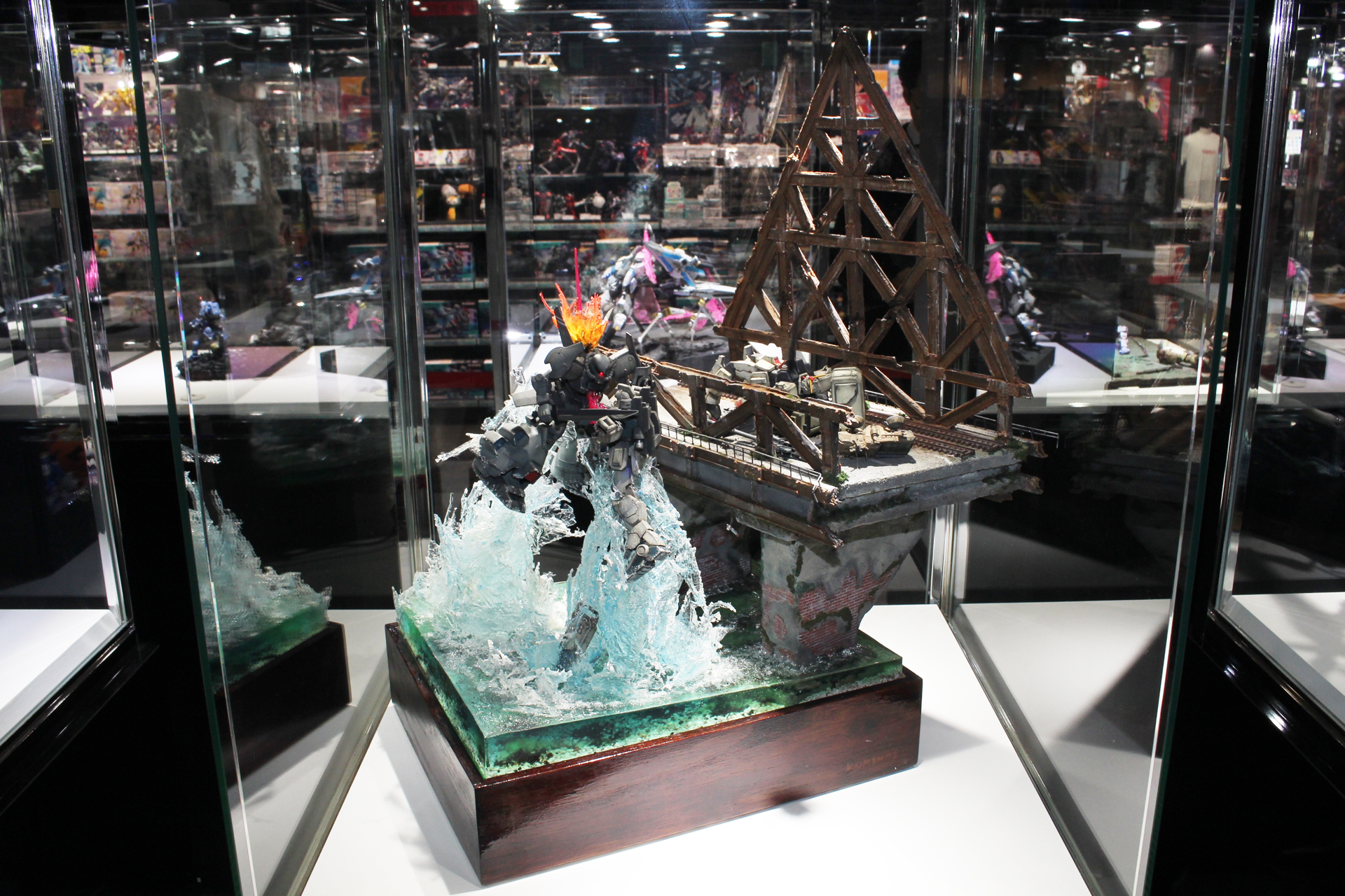 三次元の戦い／マッハAG／HGUC 1/144／グフ・フライトタイプ他