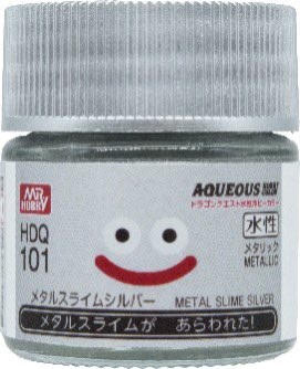 「ドラゴンクエスト水性ホビーカラー メタルスライムシルバー」
