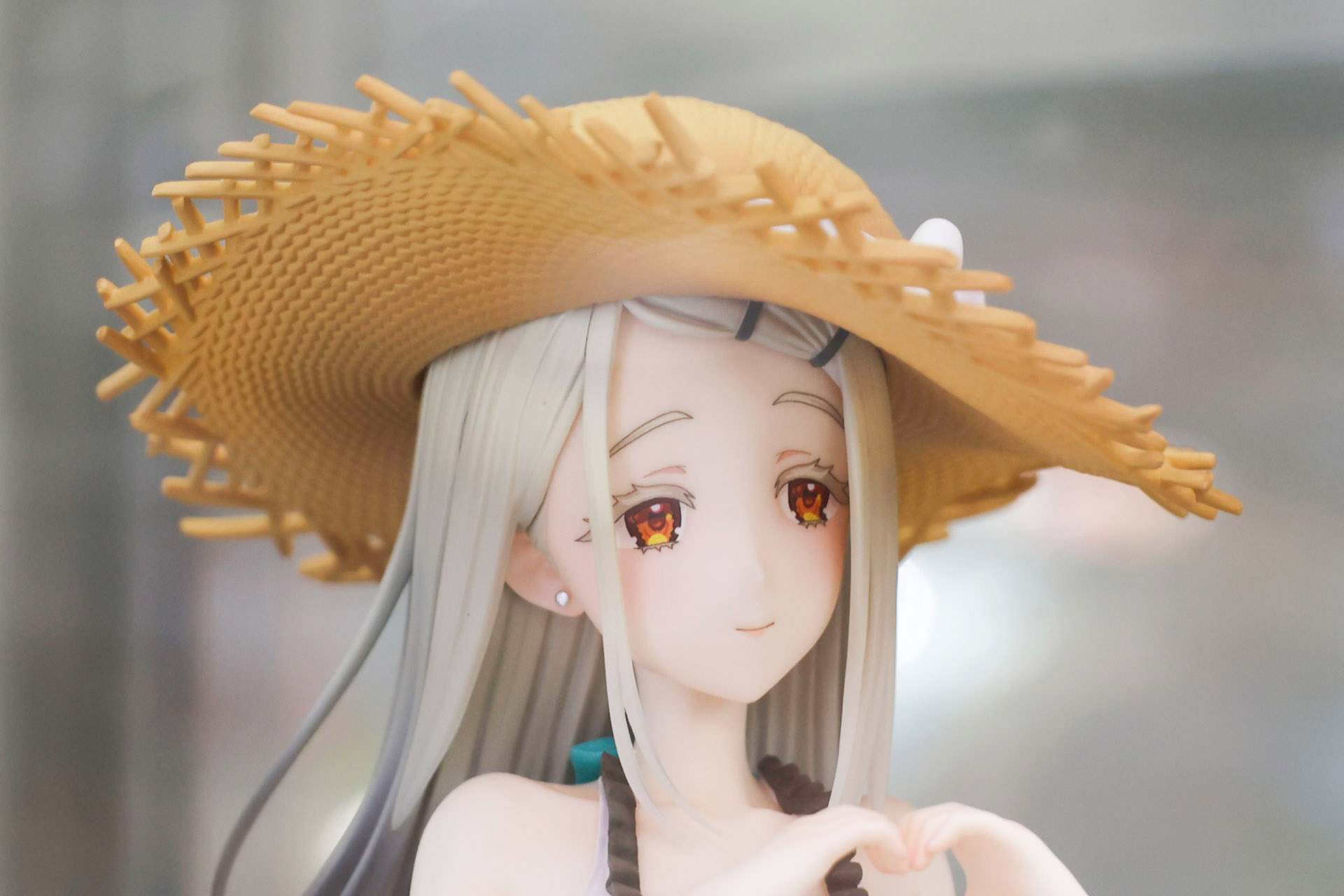 長い髪も美しい