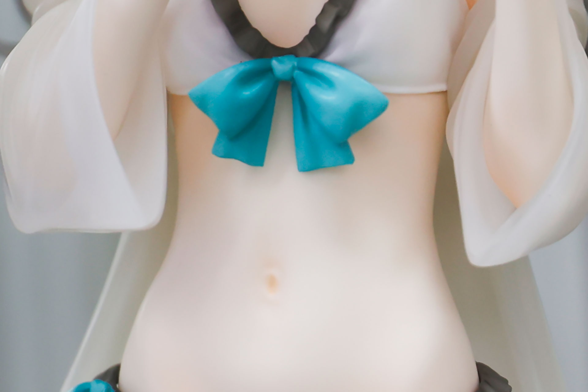 胸元もリボンも目立っている