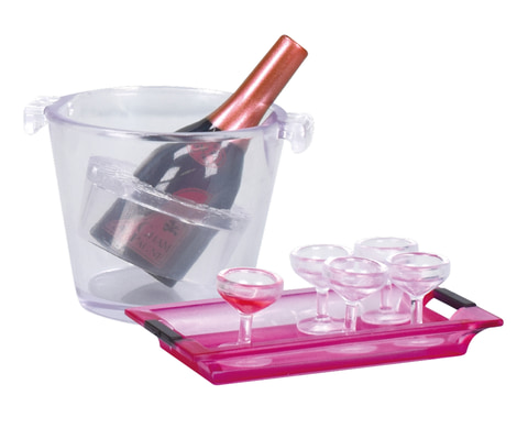 ライトが光るシャンパンタワー！ カプセルトイ「煌めくシャンパン