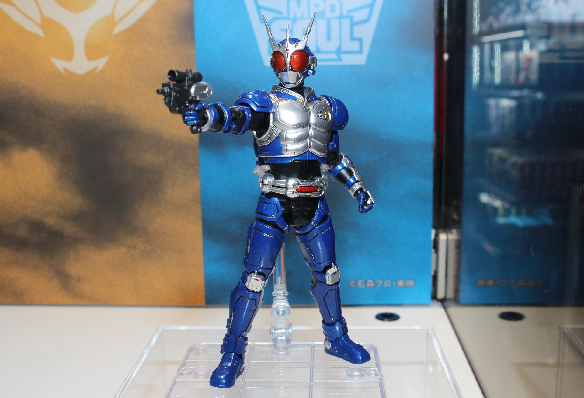 「S.H.Figuarts（真骨彫製法） 仮面ライダーG3」。参考出品。発売日、価格未定