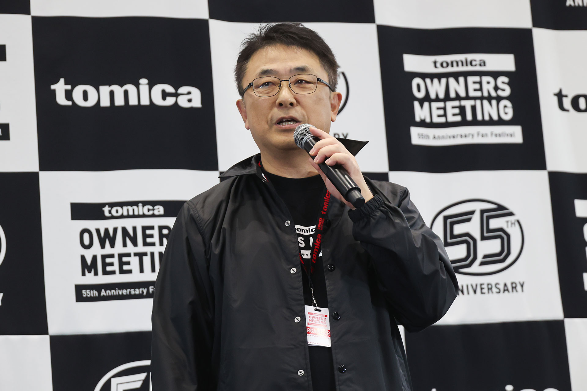 タカラトミー 事業統括本部 ブランドビジネス本部 上席執行役員の竹内俊介氏