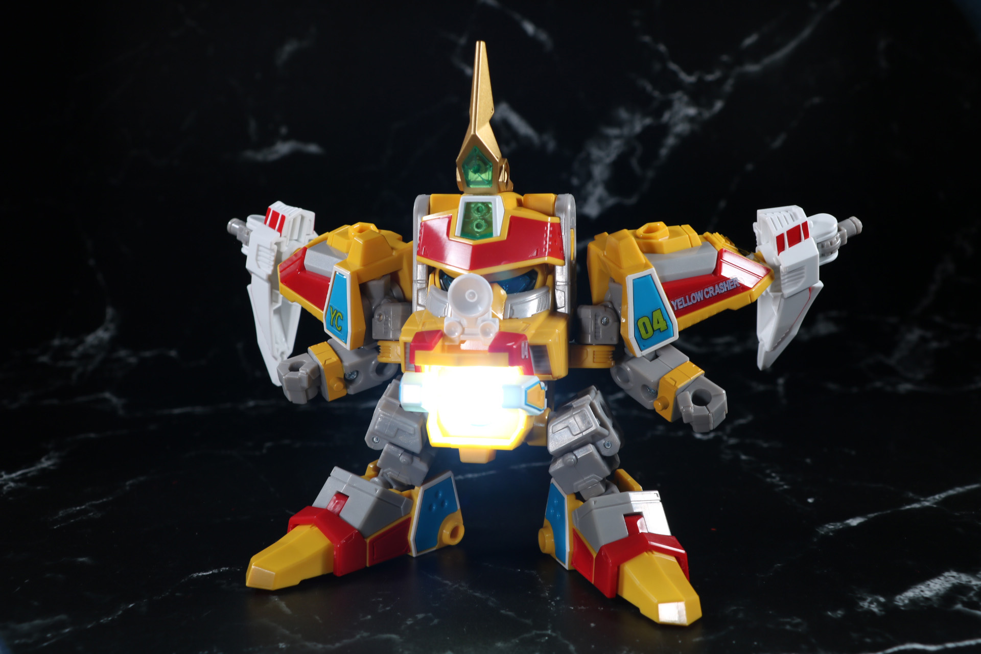 発光ギミック時の「クラッシャーカノン」発射再現