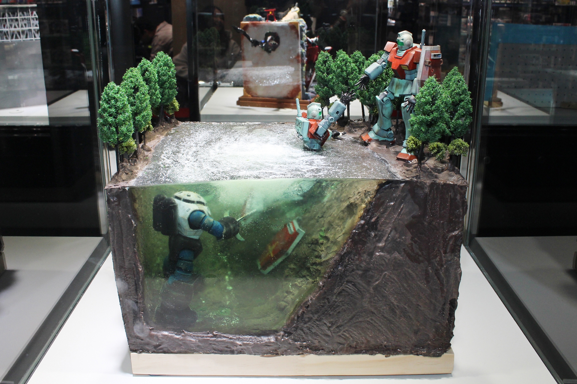 Crocodile hunting／ryu_10／HGUC 1/144 RGM-79 ジム他