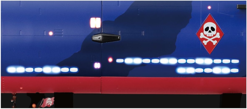 パターン2 水色から濃い青に明滅