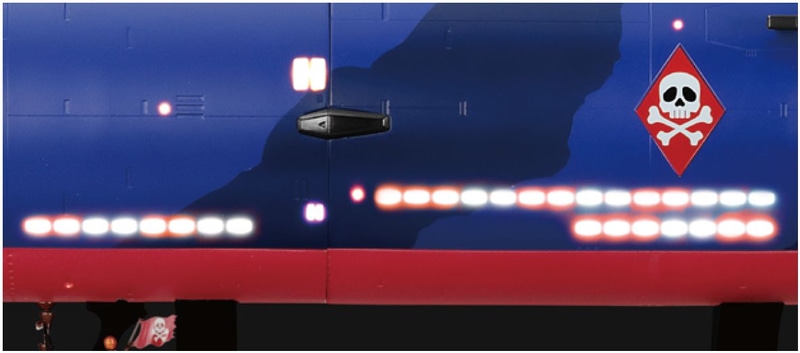 パターン3 薄い黄色と濃い黄色が明滅