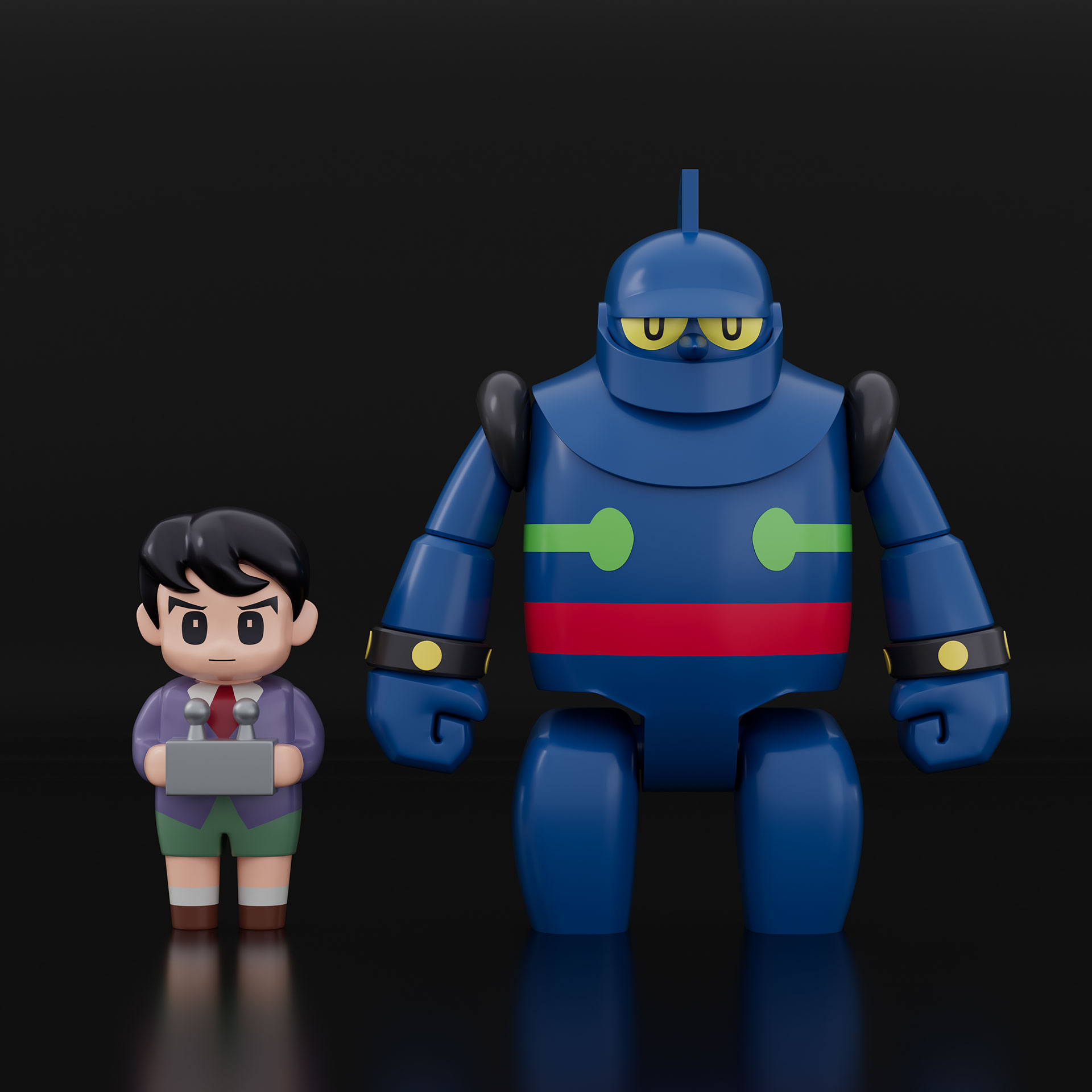 BRICKROID 鉄人28号＆正太郎セット