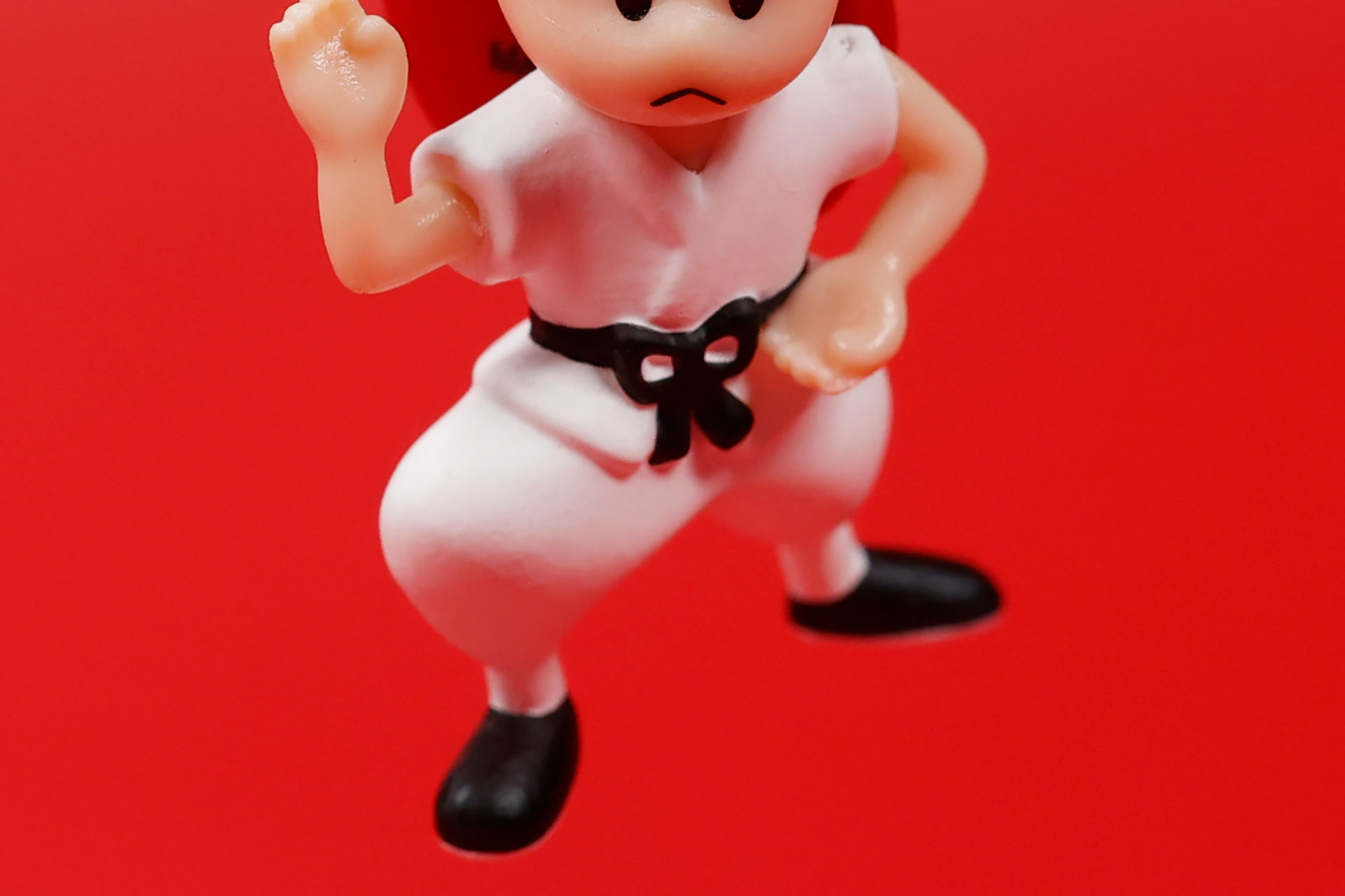黒帯は蝶結びになっている