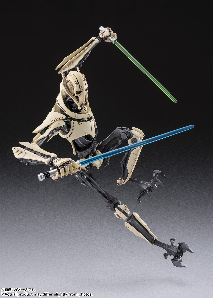 別売りの「S.H.Figuarts オビ＝ワン・ケノービ -Classic Ver.-（STAR WARS: Revenge of the Sith）」と並べて名シーンを再現できる