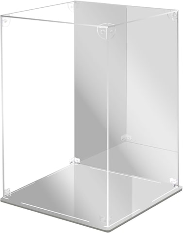 Amazonセール】台座と背面がミラー仕様のアクリルフィギュアケースが