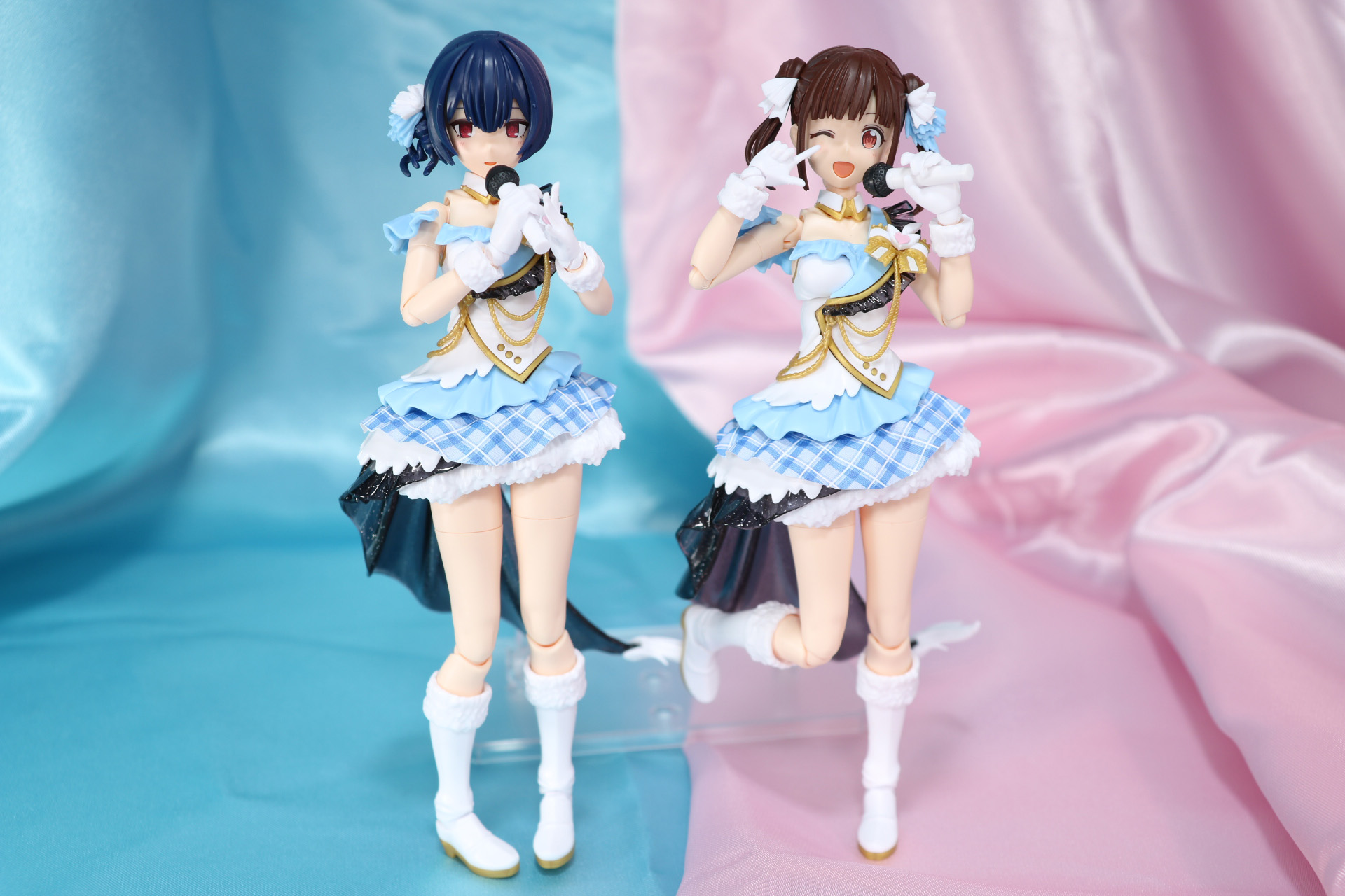 30MSシリーズで再現された園田智代子（右）と杜野凛世（左）