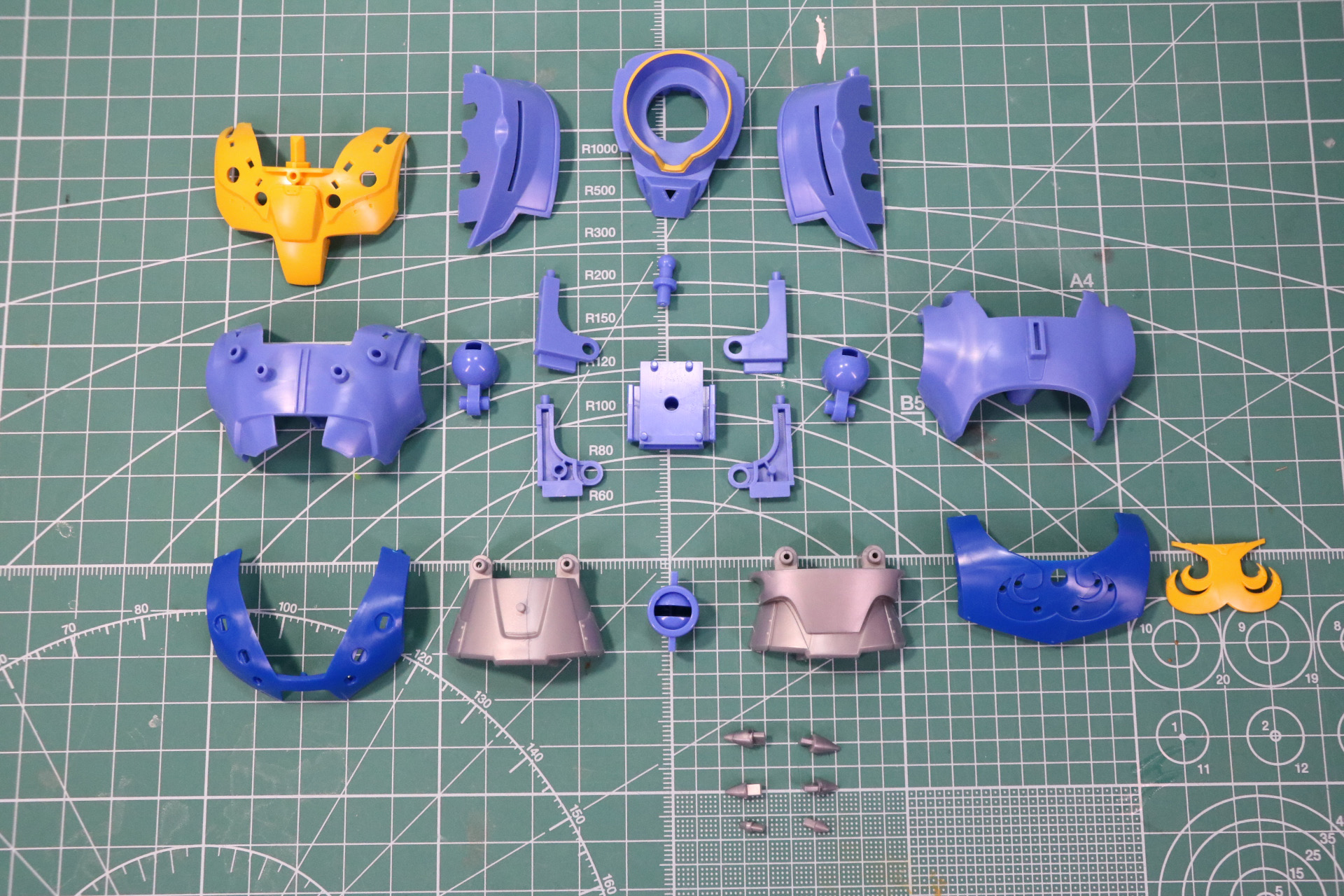 胸部の組み立て