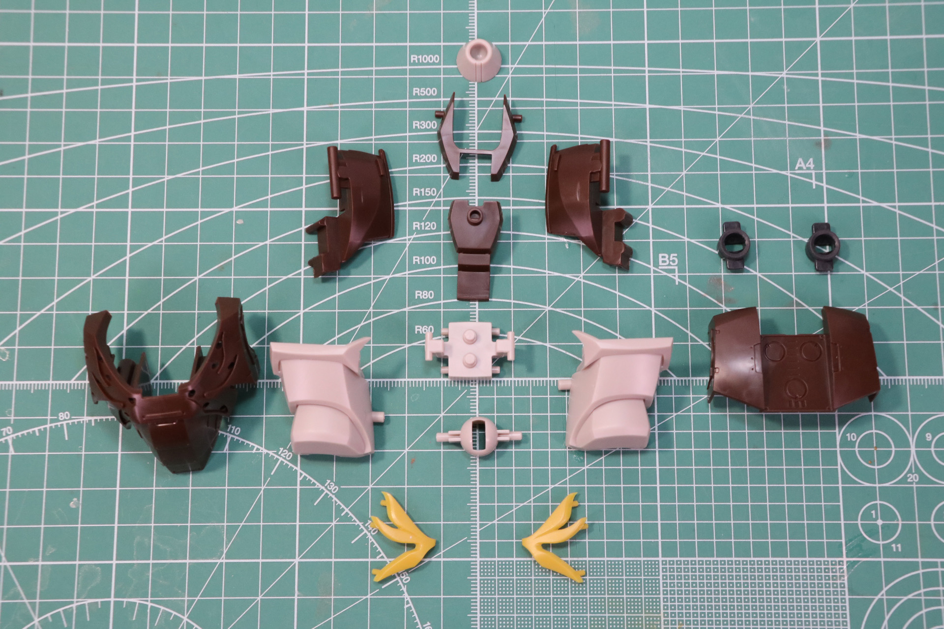 胸部の組み立て