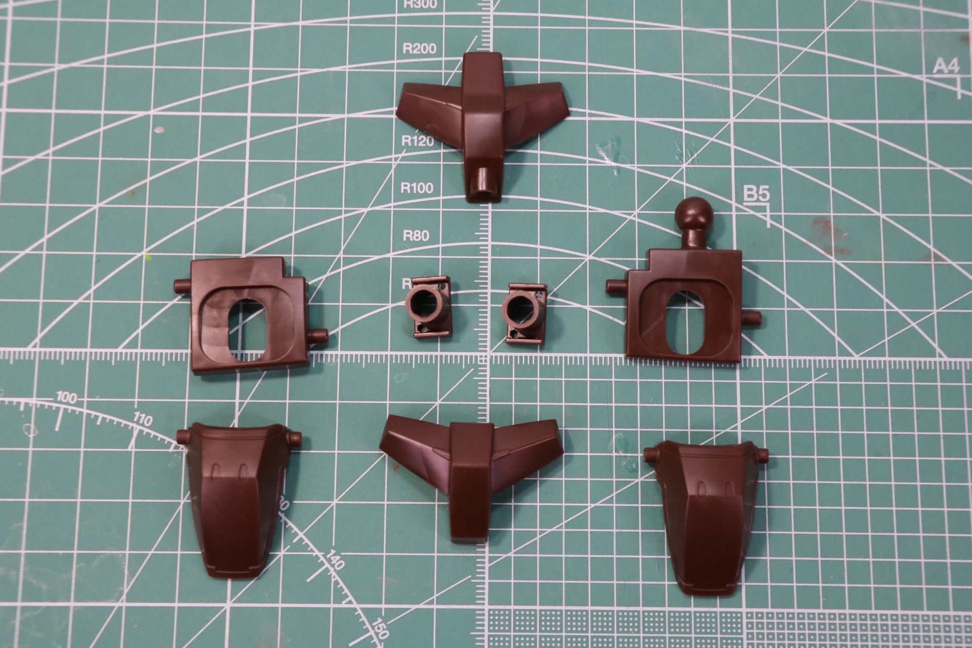 腰部の組み立て