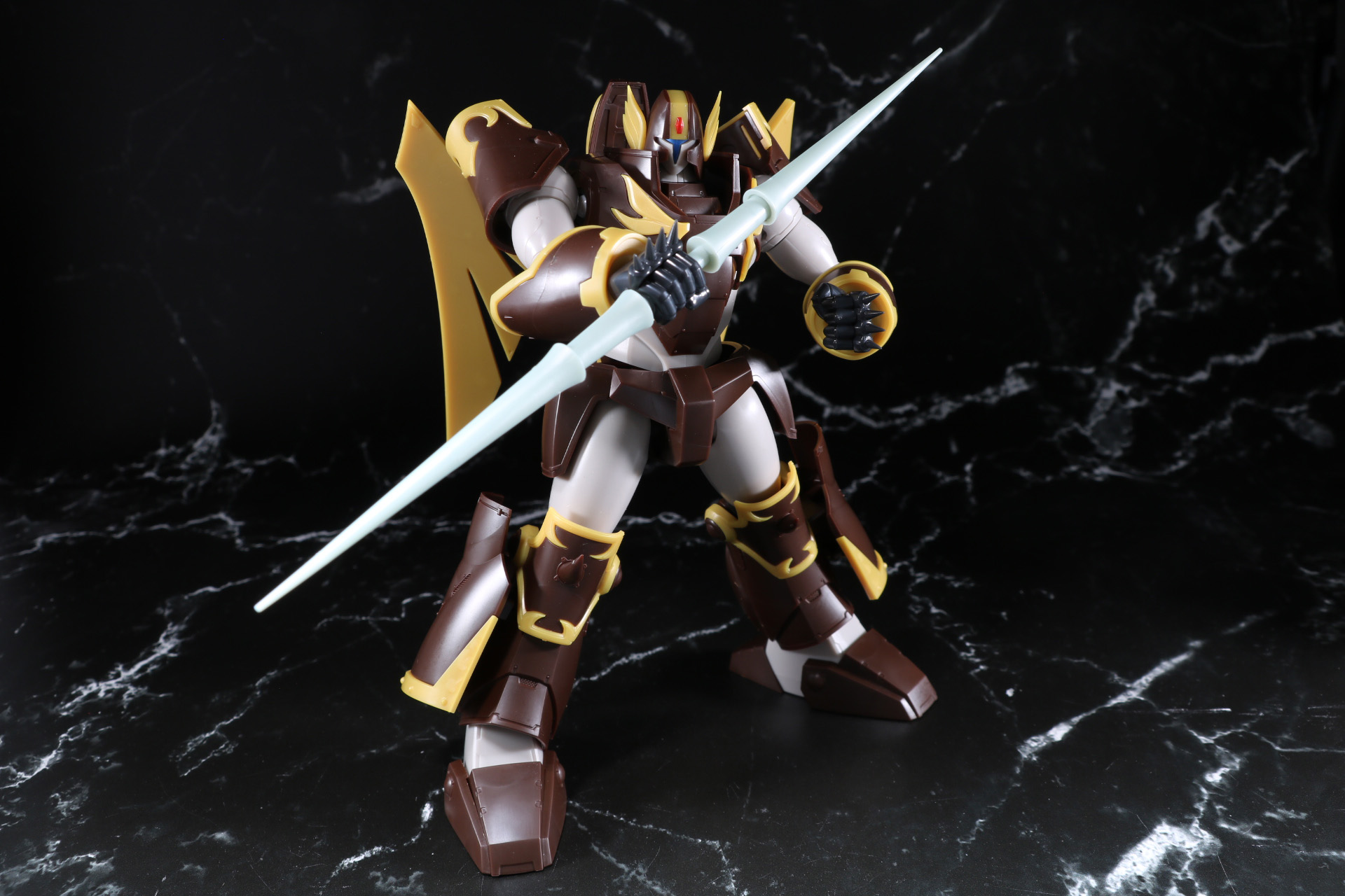 槍を構えたポーズ