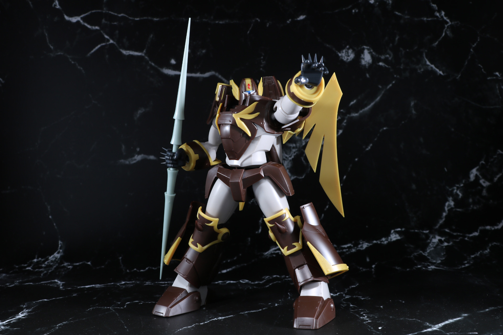 部隊を指揮する勇ましい姿