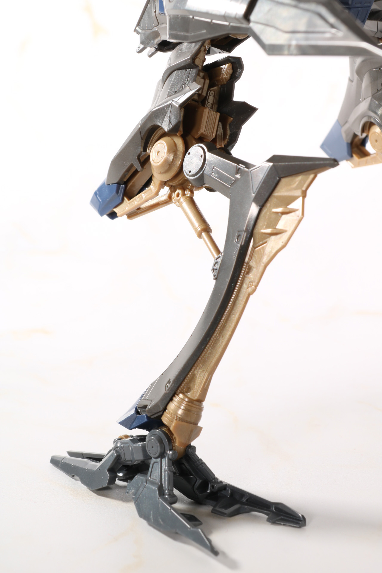 背面から見えるフレームのディテールも造形されている