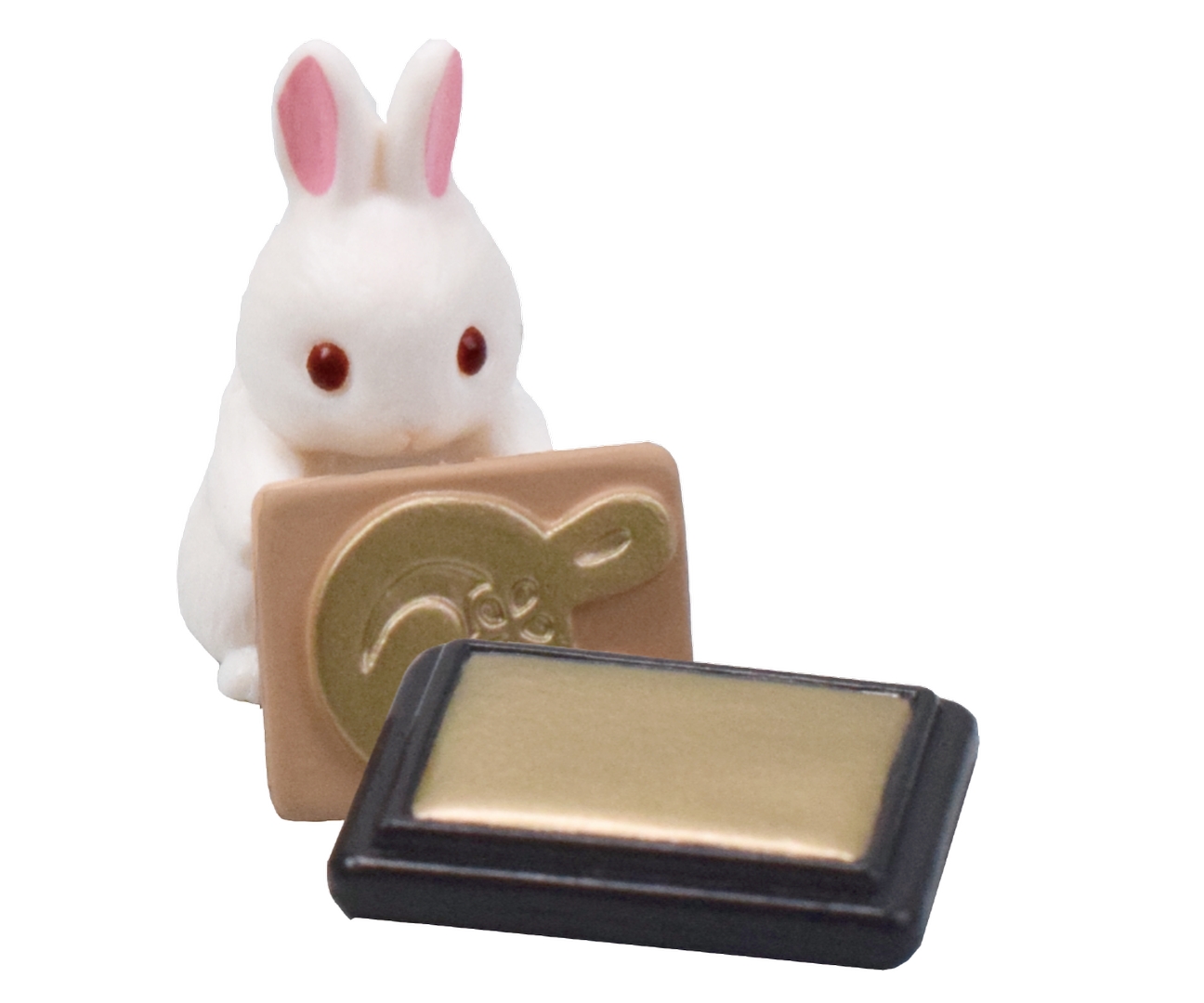 判子うさぎ（金色）