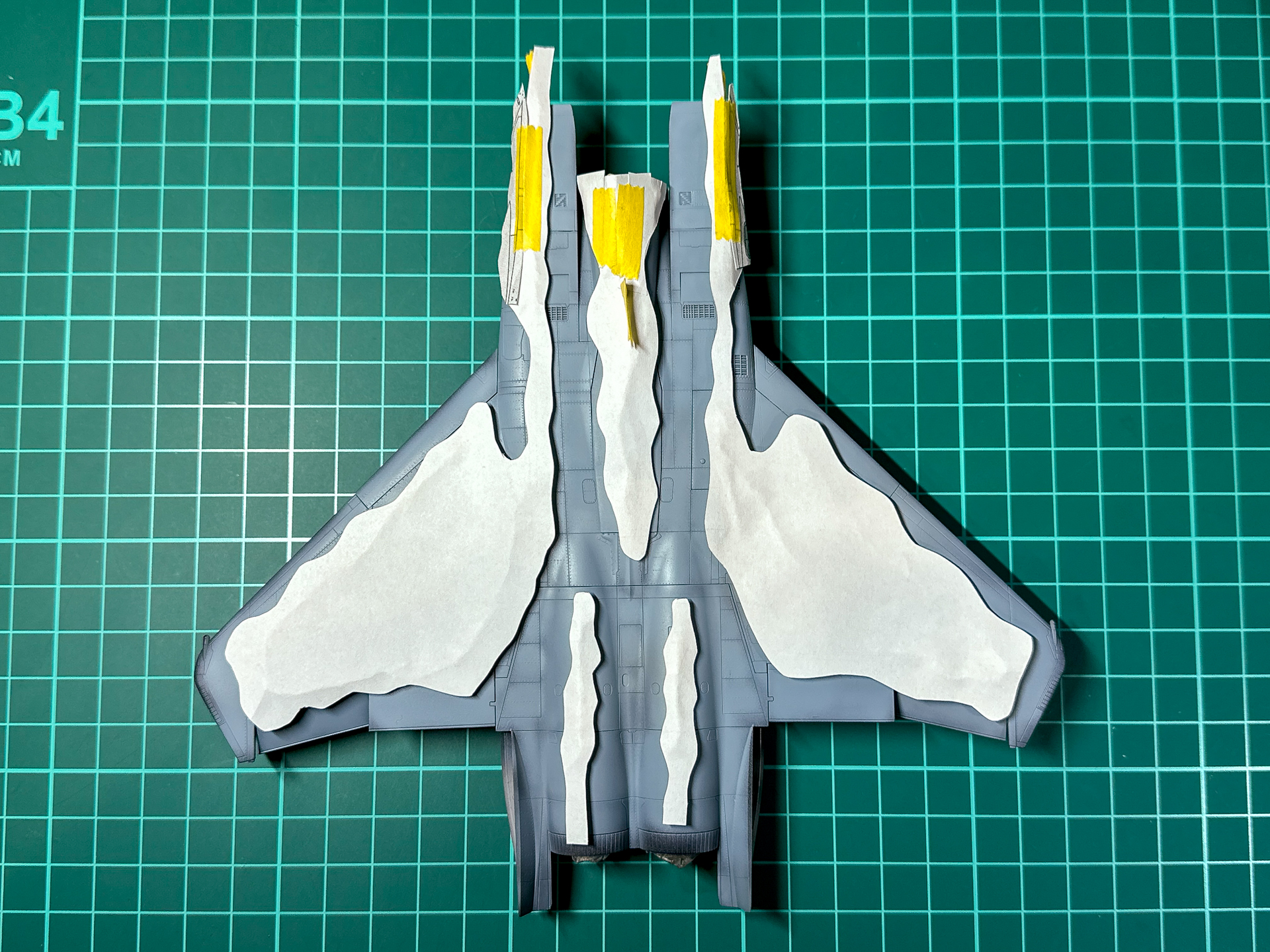 型紙は説明書を拡大コピーして制作しました。