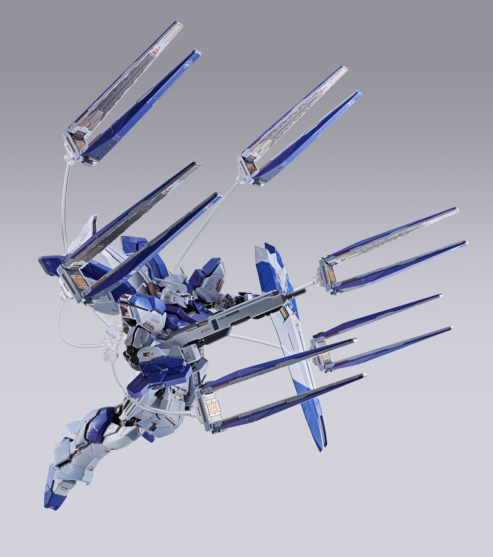 フィン・ファンネルの展開はエフェクト用ジョイントアームを使用