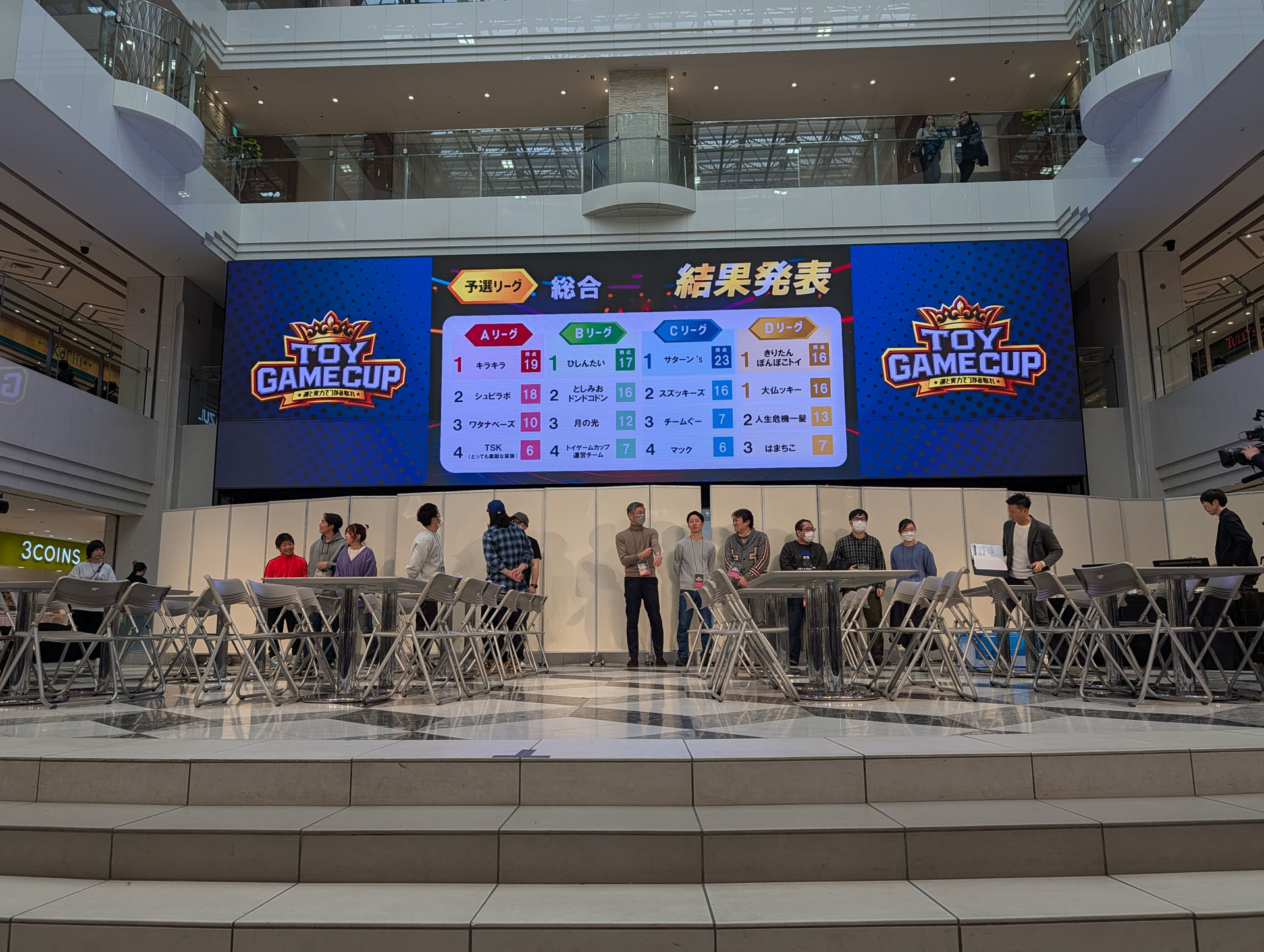 各リーグを勝ち残った精鋭たち4チームが集合し、意気込みなどについて語った