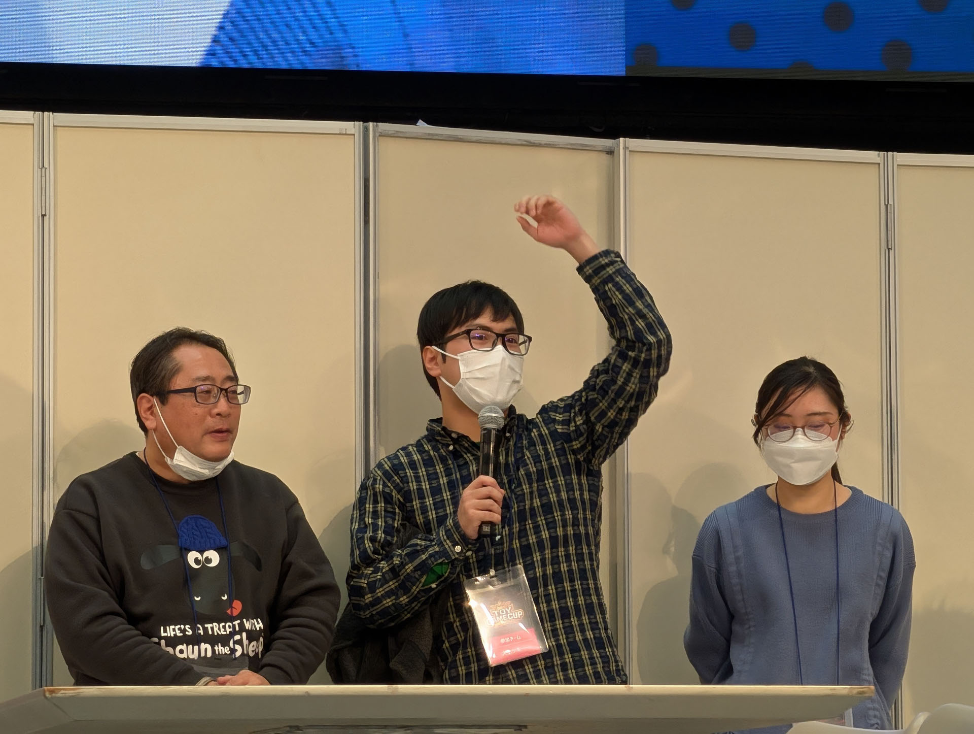 Dリーグ代表「大仏ッキー」は男性2人、女性1人のチーム