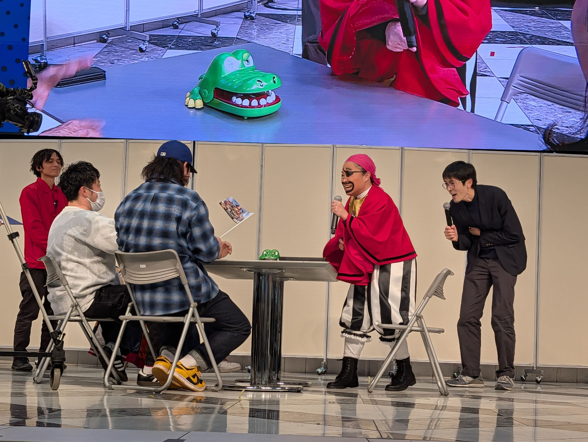 優勝した「ひしんたい」はゲストのキンタロー氏と「スーパーイタイワニー」で対戦するエキシビションマッチに参加する資格を得て、バトルするも、今日の大会で優勝した豪運の前にはキンタロー氏も歯が立たず、3-1の圧倒的勝利で「ひしんたい」が勝利！格の違いを見せつけた