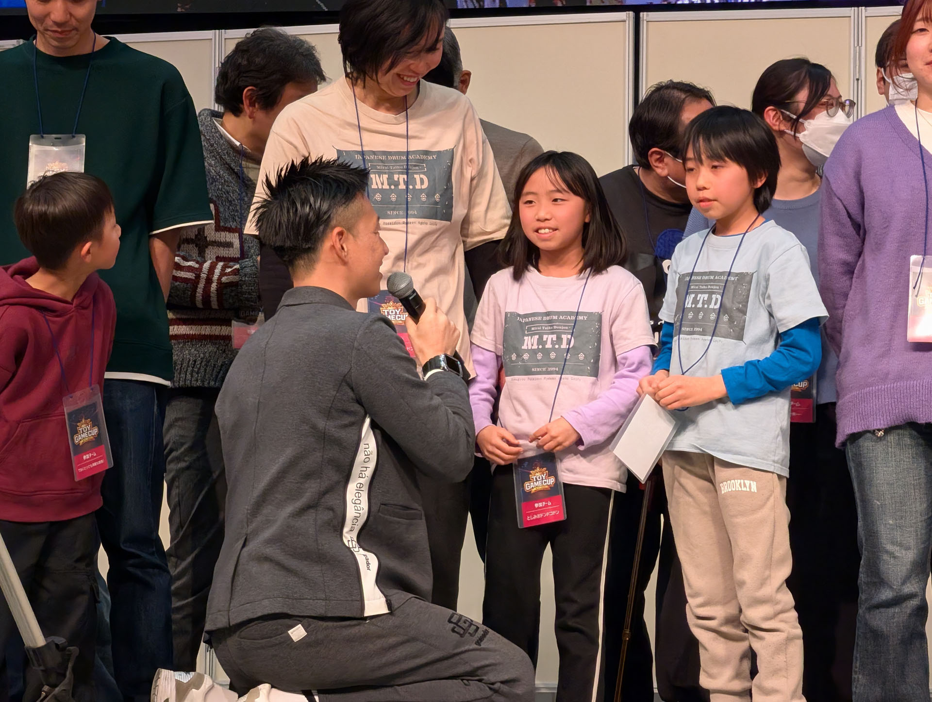 子供たちのインタビューでは、色々なトイゲームを遊べて楽しかったと今日の大会でのトイゲームに大満足の様子だった