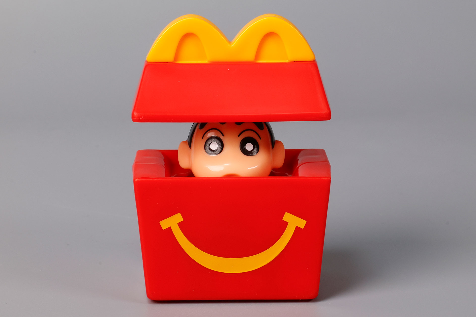 しんちゃんが顔を出したところ