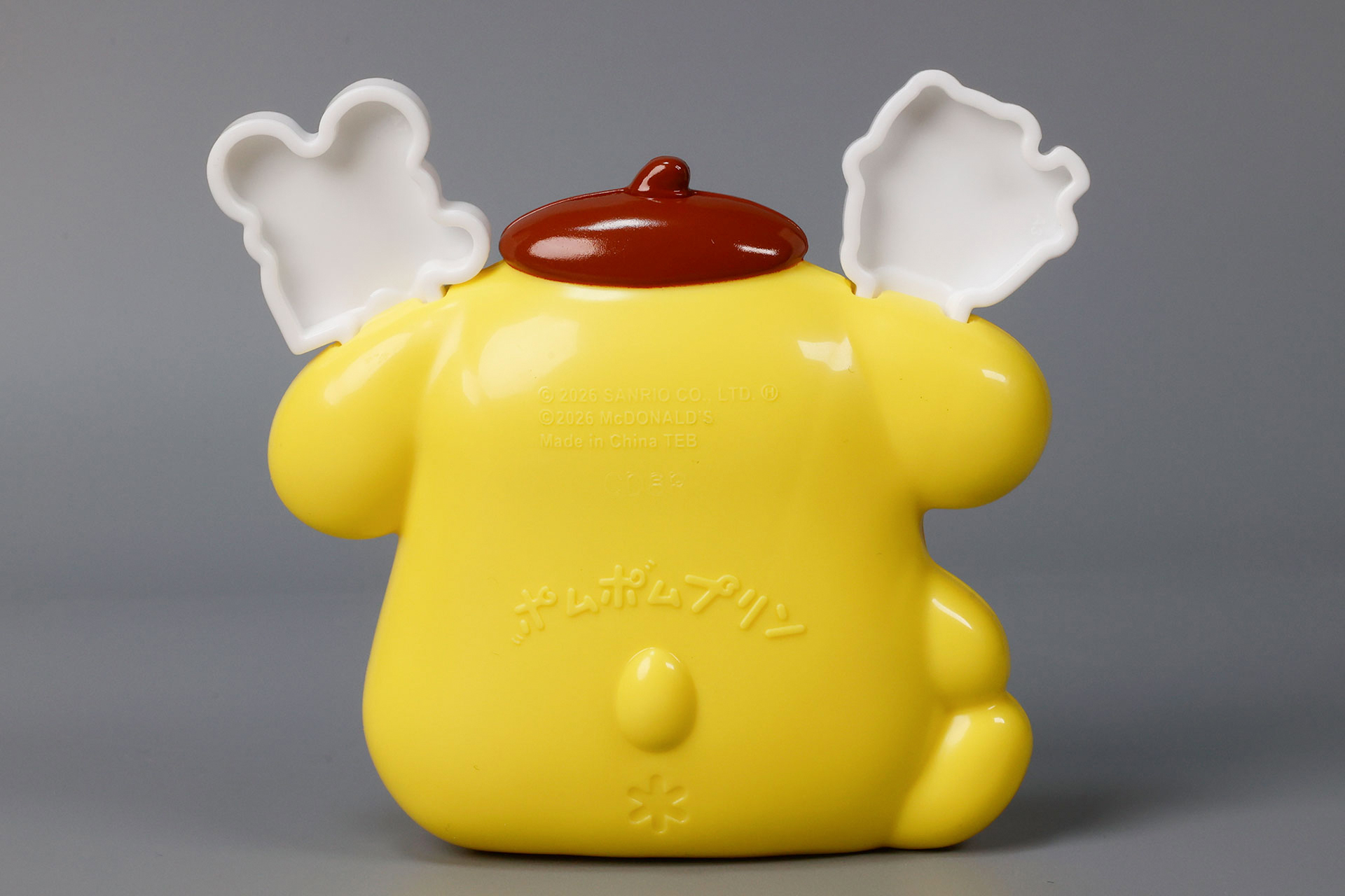 ポムポムプリンの部分は背中側もしっかり再現されている