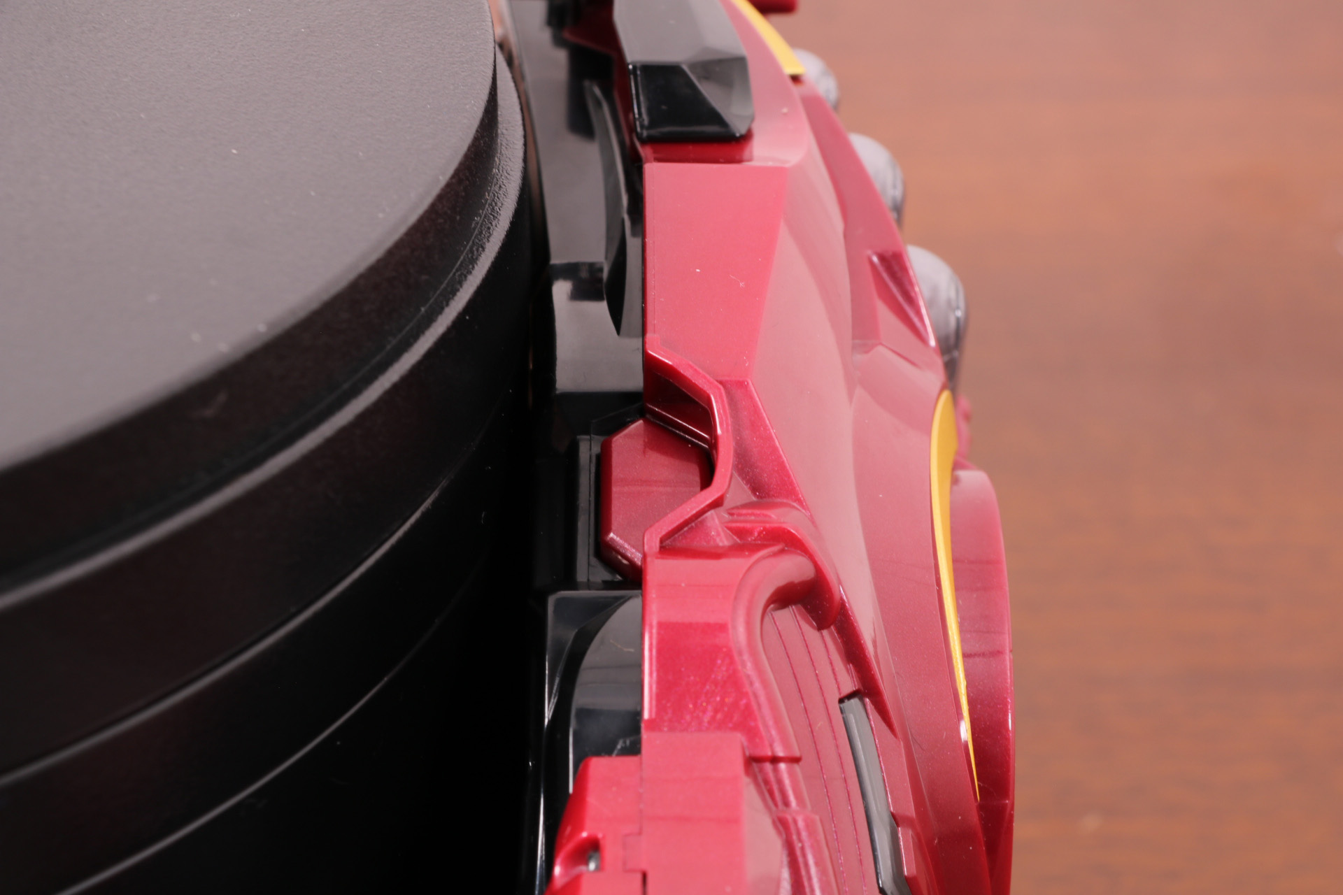 天面部にカプセムのロック解除ボタン