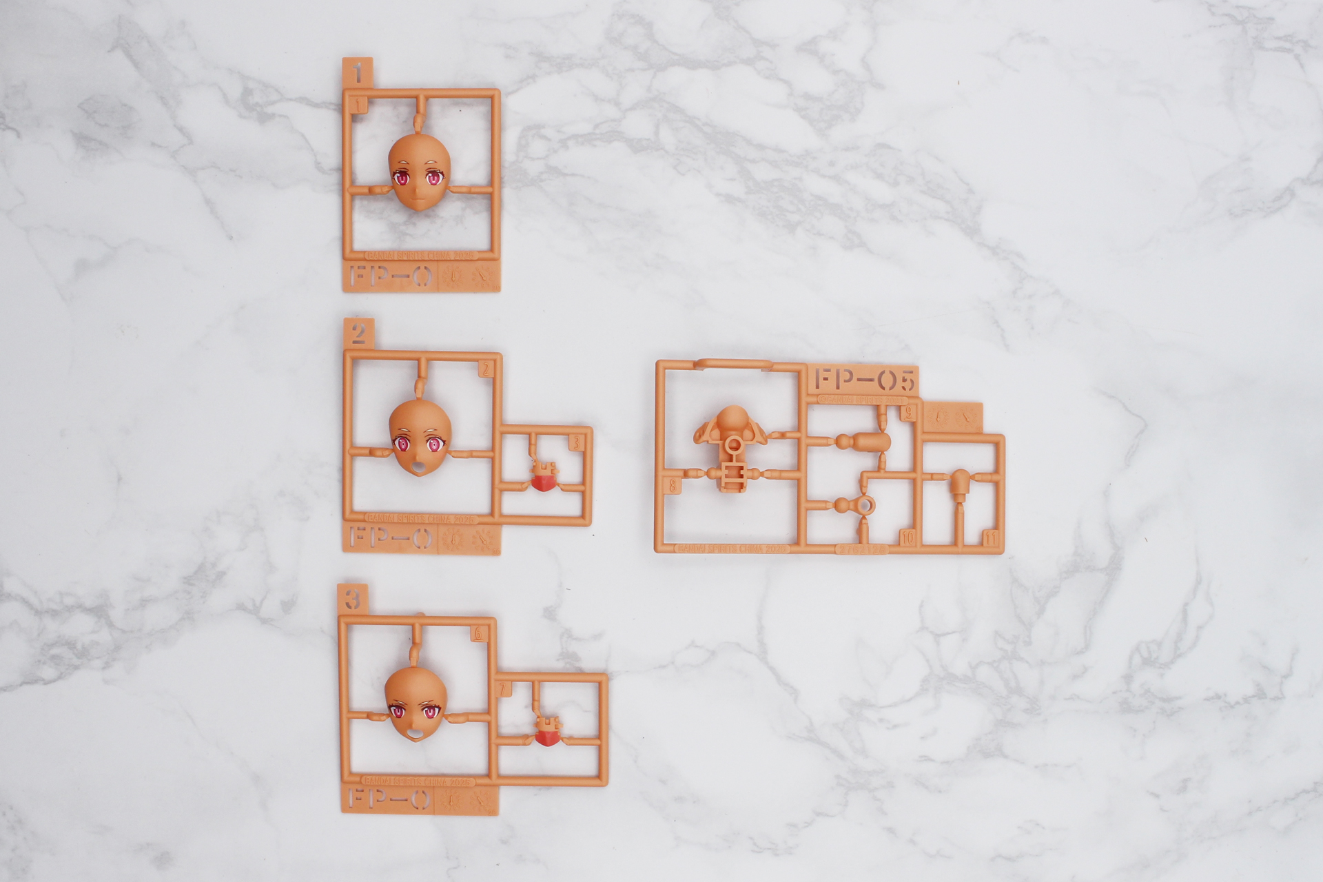 FP-O1パーツ、FP-O2パーツ、FP-O3パーツ、FP-O5パーツ