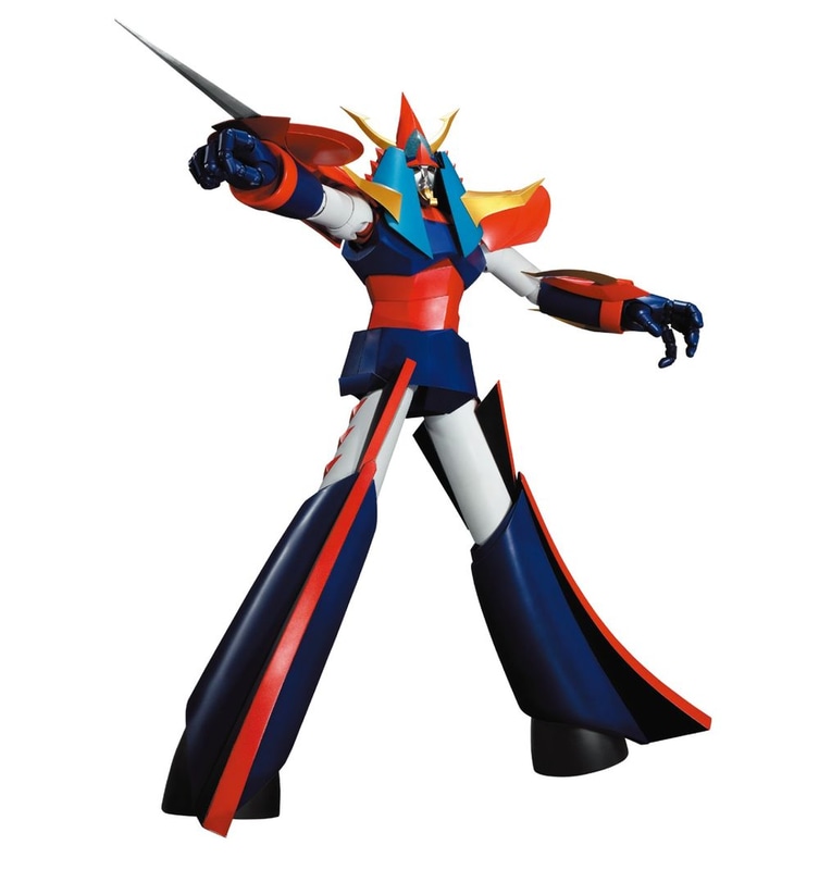 敵を一刀両断する剣、ゴッド・ブレイカーをかざす。肩、腕、股関節の動きもなめらか