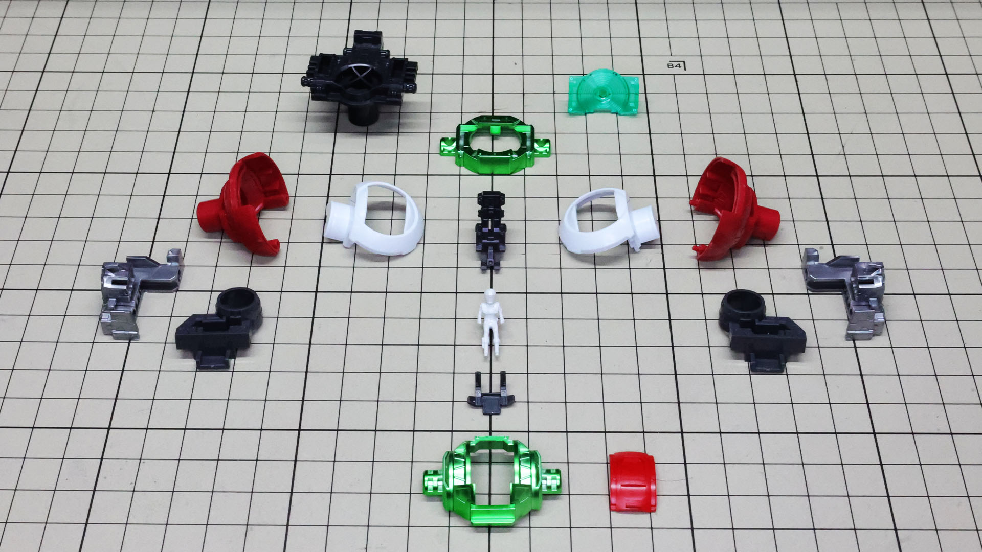 コックピットブロックを組んでいきましょう。多数のパーツで構成されていて楽しい部分です！