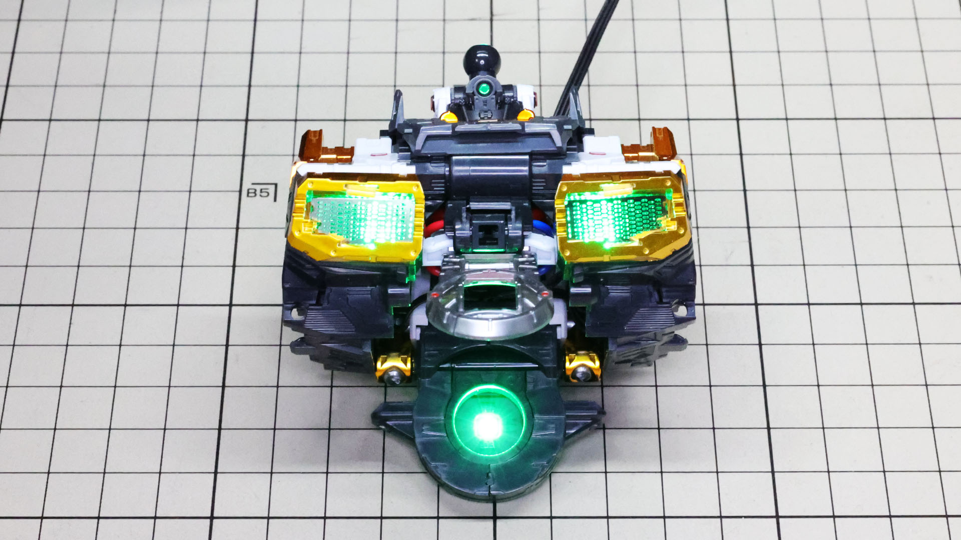 LEDユニットがばっちりグリーンに点灯しました！