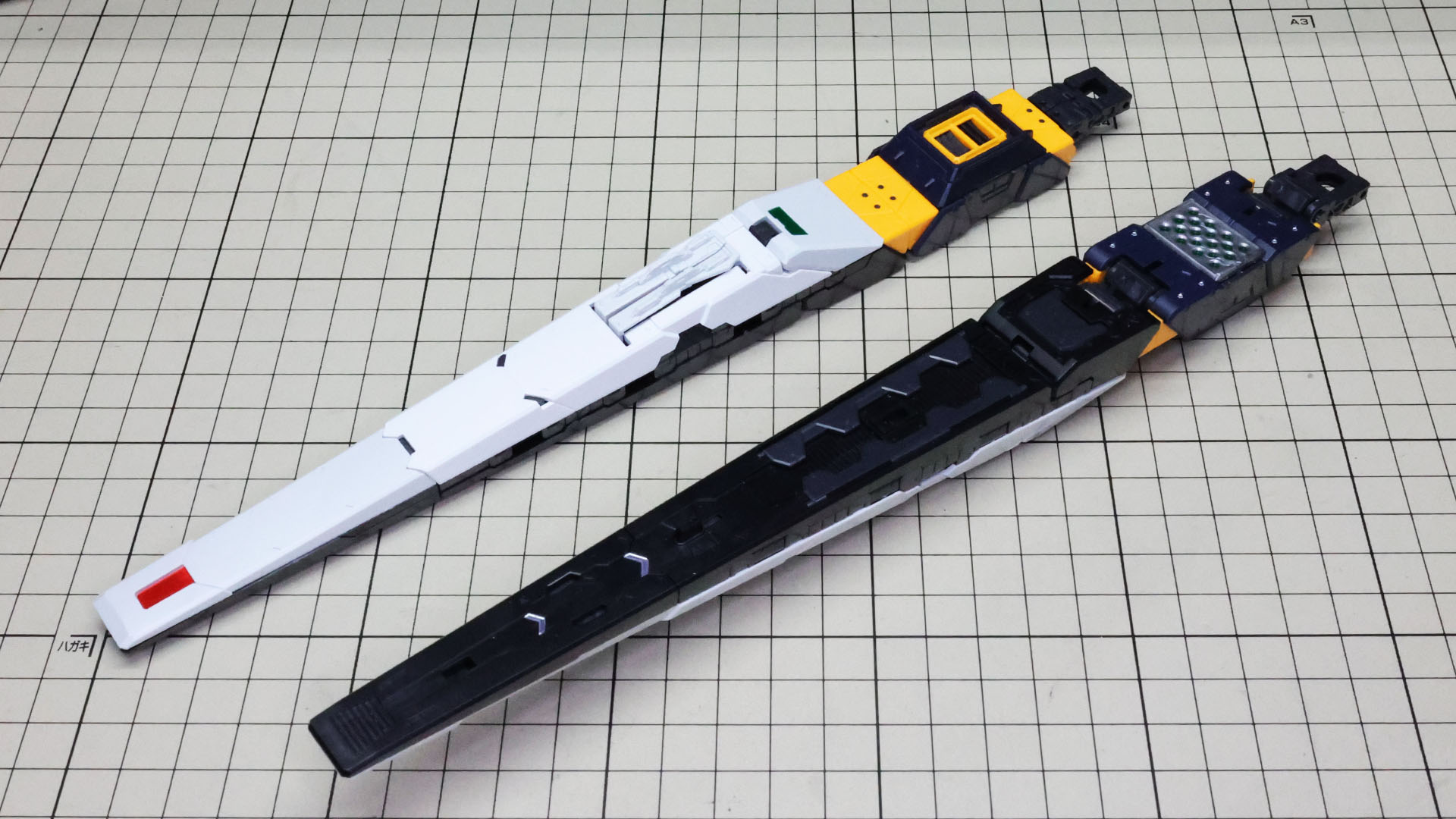 これで上側が完成です。同じ工程で全6本組み立てます