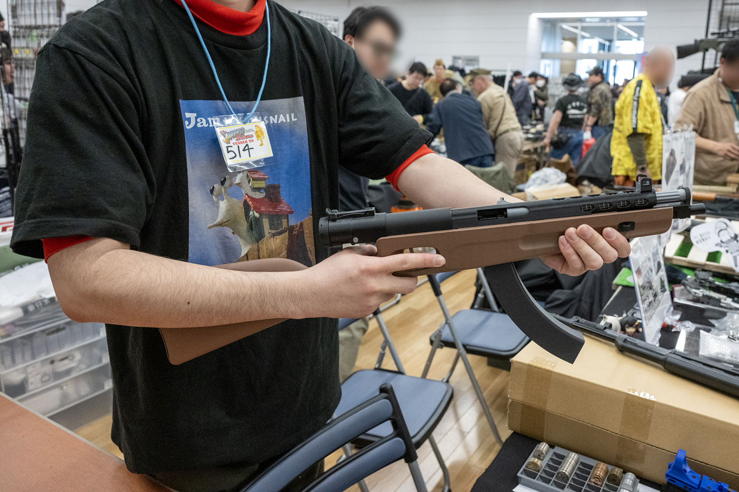 実際に動く様子も見せてもらった。非常に快調に動作していた。