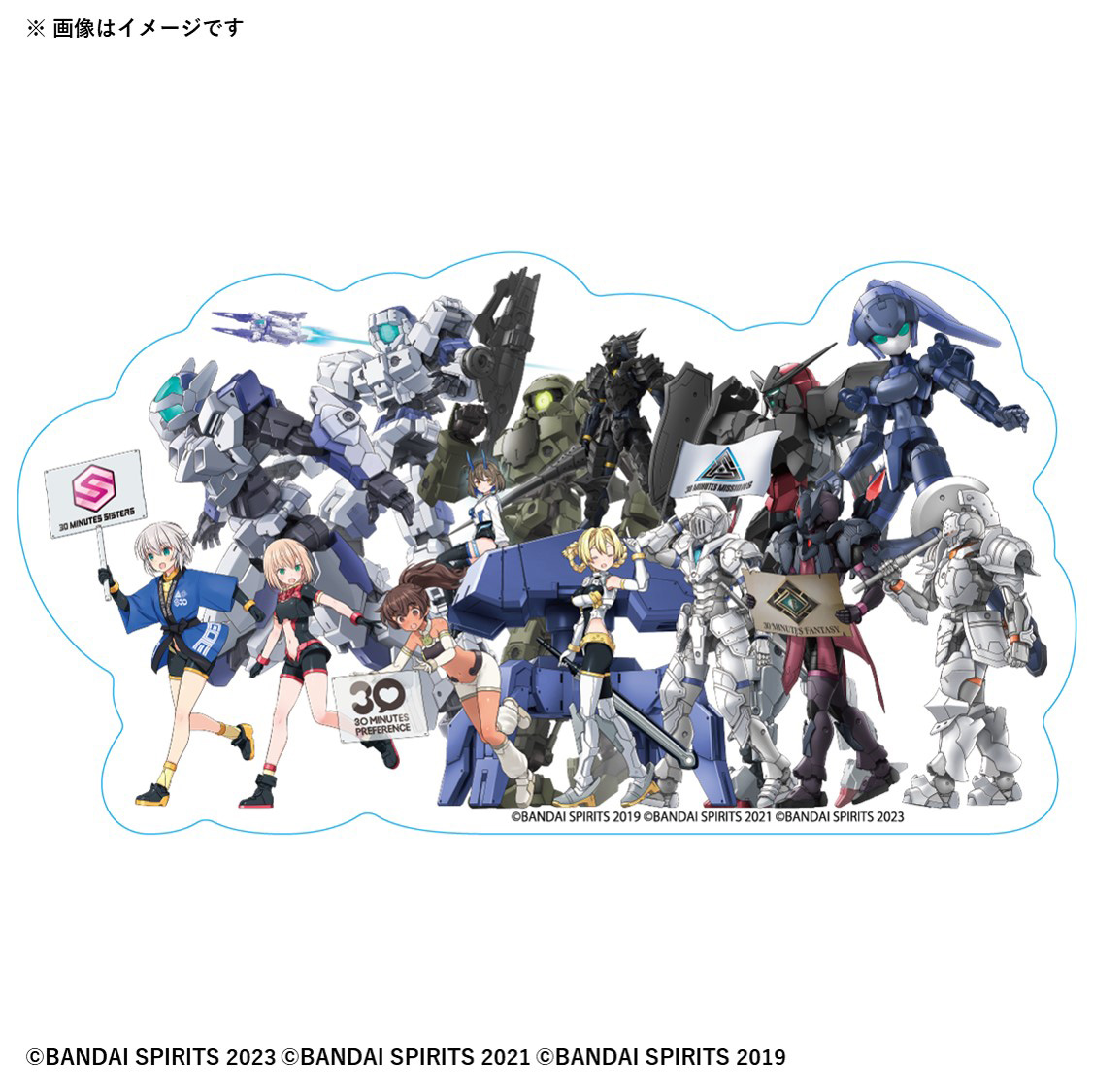 30 MINUTES LABEL FES.OSAKA ステッカー／550円