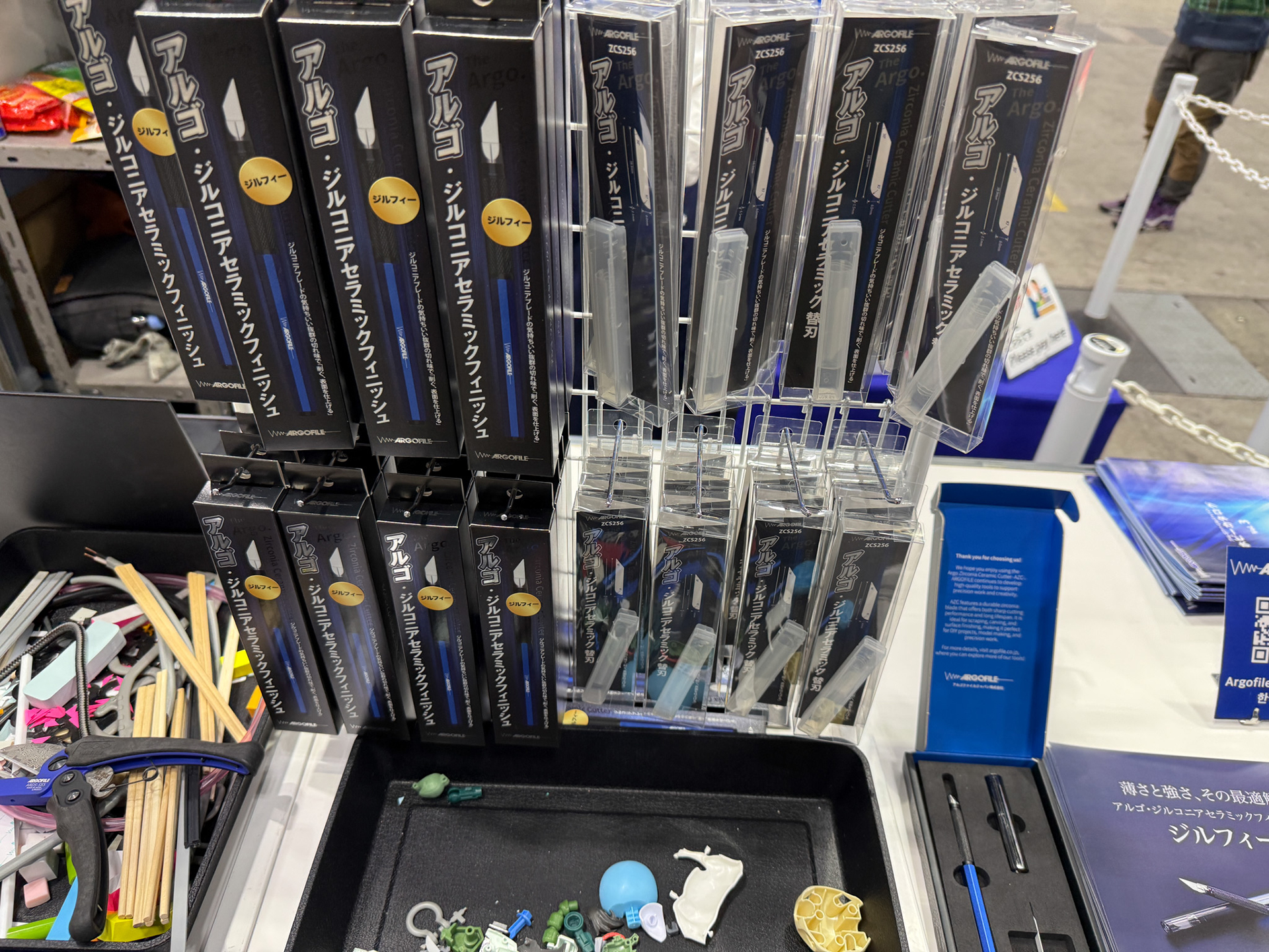 会場では製品を先行販売