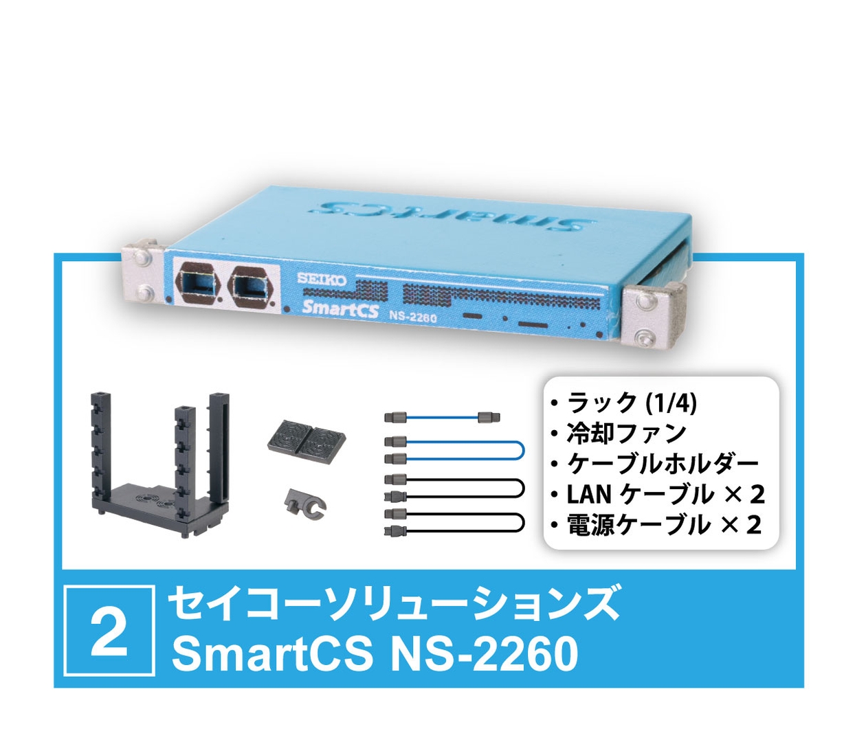 「セイコーソリューションズ【SmartCS NS-2260】」ミニチュアセット