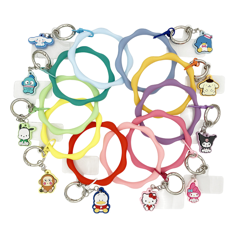 「タキシードサム」、「ポムポムプリン」、「クロミ」、「マイメロディ」、「ハローキティ」、「あひるのペックル」、「おさるのもんきち」、「ポチャッコ」、「ハンギョドン」、「シナモロール」の全10種